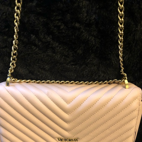 Victorias Secret Genuine Leather Pebbled  Crossbody Shoulder Bag - Picture 13 of 16